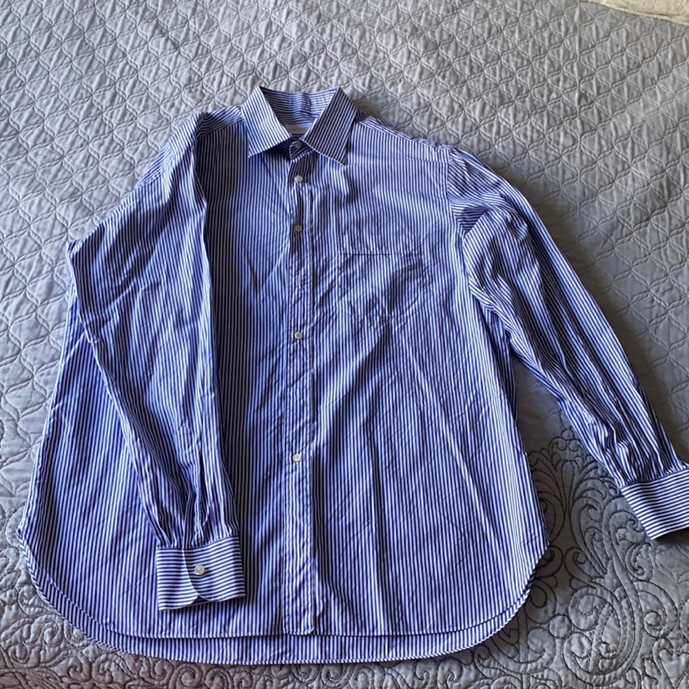 XL Brioni stripped shirt